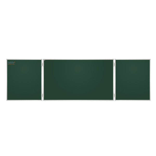 Tabla scolara triptica verde 300x120 cm
